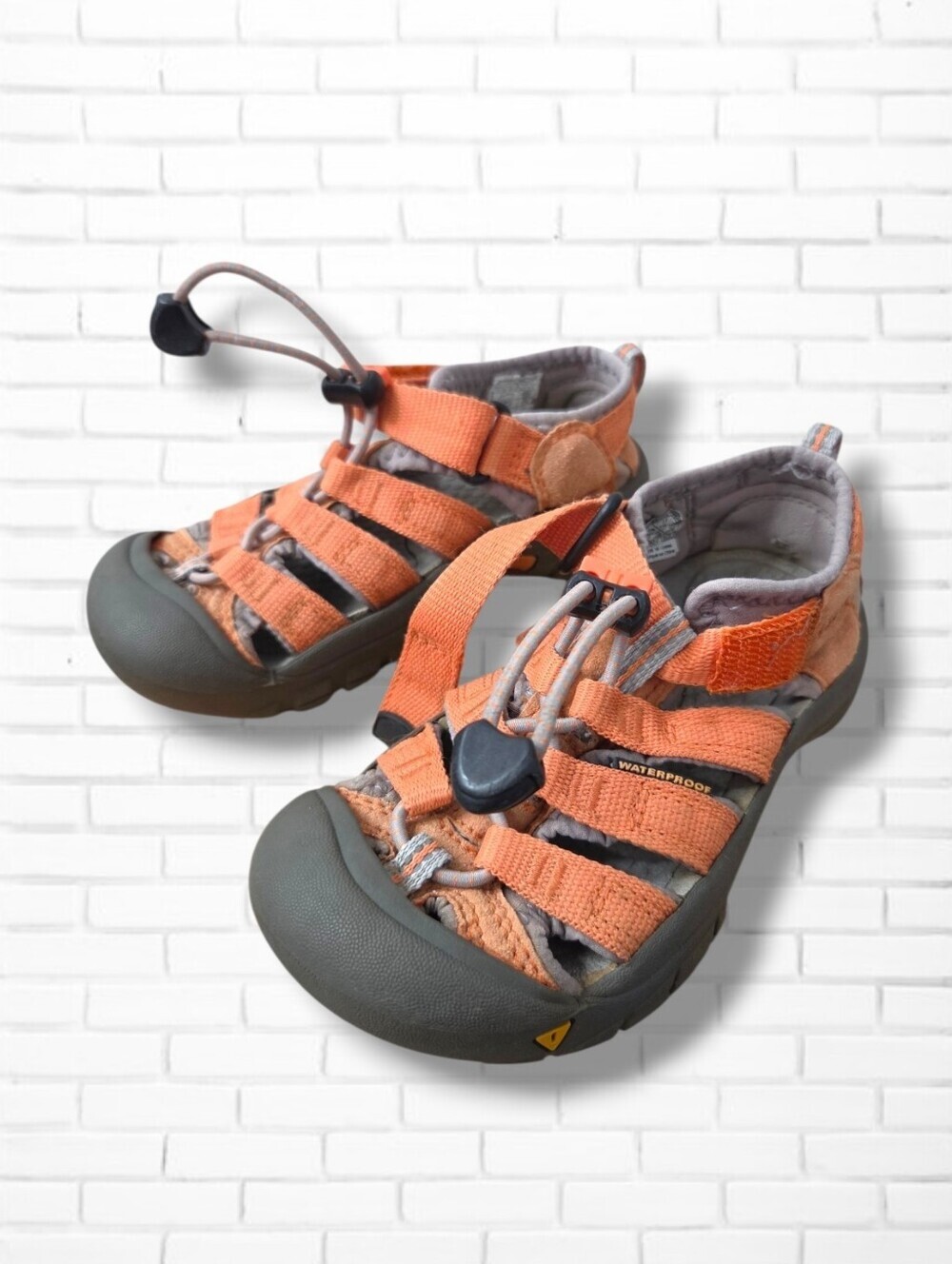 KEEN Newport H2 Toddler Waterproof Orange/Grey Sandals Size 11 T